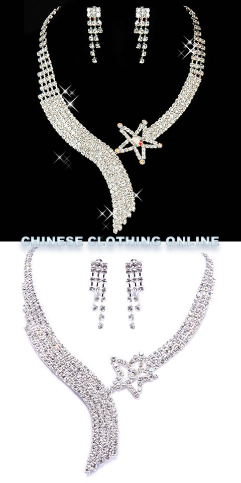Bridal Necklace and Earrings Set