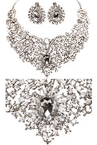 Bridal Necklace and Earrings Set
