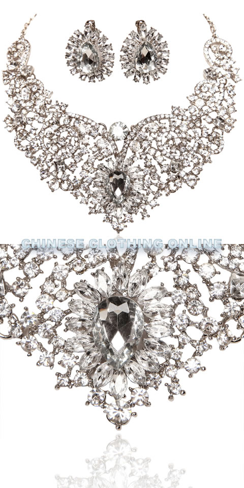 Bridal Necklace and Earrings Set