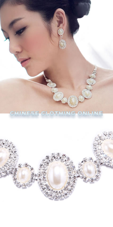 Bridal Necklace and Earrings Set