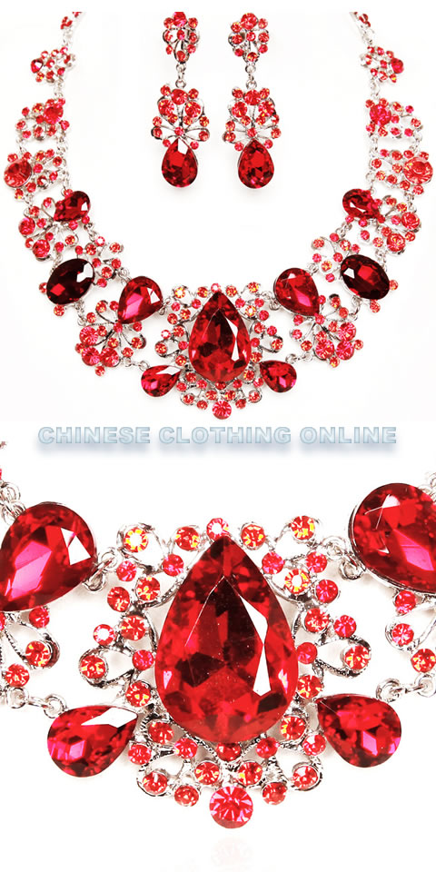 Bridal Necklace and Earrings Set