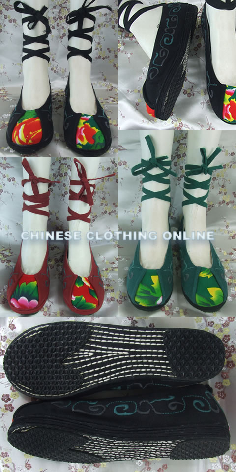 Embroidery Shoes w/ Lace