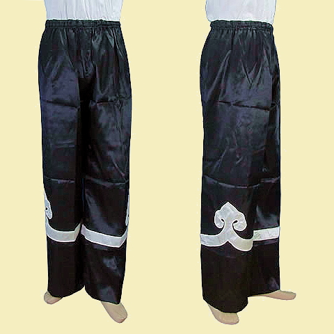 Kung Fu Pants w/ Spade Applique (CM)
